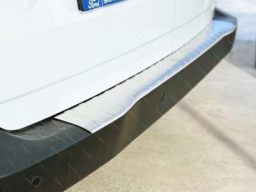 Cromato Protezione Paraurti SPAZZOLATO ACCIAIO Per FORD TOURNEO CUSTOM 2023-SU - Imagen 4 de 11