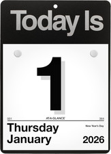 2026  Today Is  Daily Wall Calendar, 6" X 6", Small K10026 