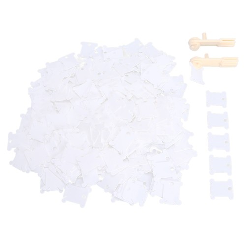 400Pcs Plastic Floss Bobbin Sorting Storage Practical Sewing Thread Storage Slk - Picture 4 of 12