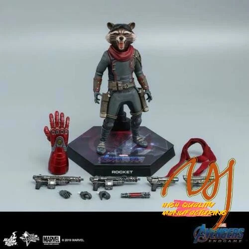 1PC New Hot Toys MMS548 Avengers: Endgame 1/6 Rocket In Stock Fast Ship - Image 3 of 4