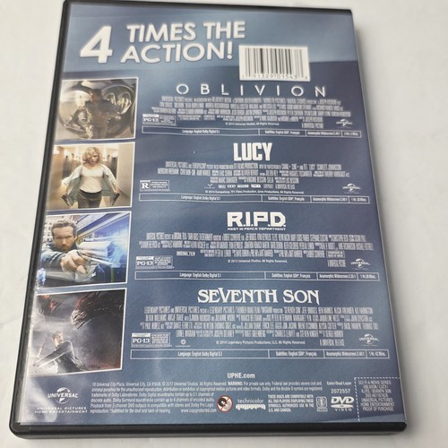 Lucy Oblivion RIPD Seventh Son DVD 4 Sci-Fi Movies *BUY 2 GET 3 FREE* - Picture 2 of 2