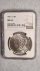 1883 O Morgan Dollar NGC MS62 UNCIRCULATED BETTER DATE $1 Coin BUY IT NOW!