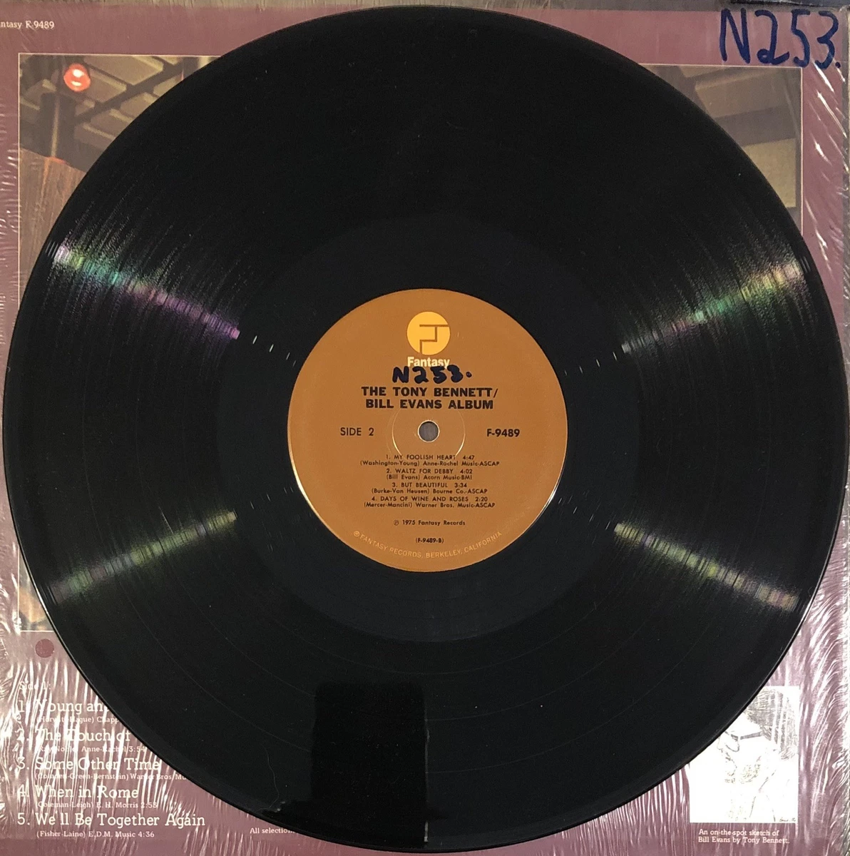 THE TONY BENNETT / BILL EVANS ALBUM : 1975  U.S Vinyl : Jazz