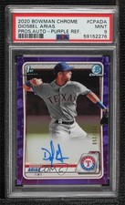 2020 Bowman Chrome Prospects Purple Refractor /250 Diosbel Arias PSA 9 MINT Auto