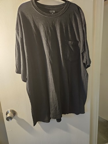 St. Johns Bay Size 3XLT Mens T-Shirt Charcoal Gray