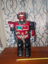 HAP-P-KID TOY Happy Kid Vintage 2005 Robot 15" Sounds TURBO FIGHTER WORKS TOO 
