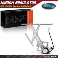 Power Window Regulator with Motor for Toyota Tacoma 2005-2018 Front or Rear Left