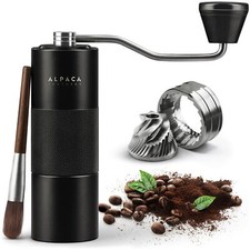 Manual Coffee Grinder by - Stainless Steel Conical Burr Coffee Grinder Manual...