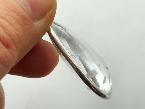 Black Moving Bubble Enhydro Quartz Crystal Crystal Jewelry Pendant E050125 - Picture 5 of 6