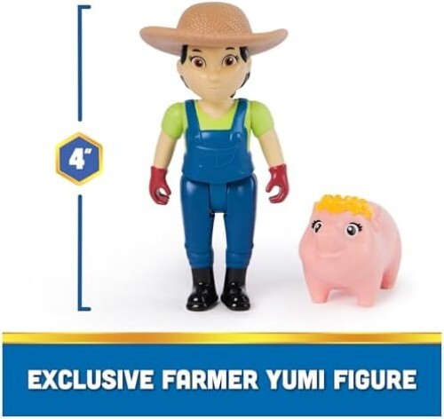 Patrol Skye, Farmer Yumi & Piggie Figures, Kids Toys for Boys and Girls Ages 3.. - Picture 3 of 7