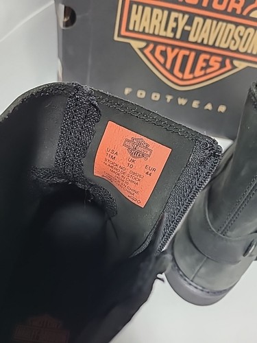 Harley Davidson Men's Scout Black Harness Motorcycle Riding Boots Size 11M - Picture 12 of 24