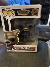 Funko Pop! Marvel Guardianes de la Galaxia Vol. 3 - Figura Vinilo Rocket #1202