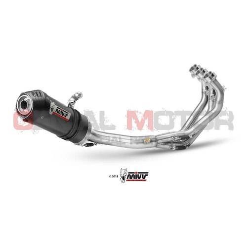Tubo De Escape Completo MIVV Oval Carbono para Yamaha Xsr 900 2016 > 2020 - Imagen 3 de 5