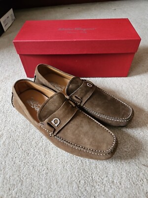 Salvatore Ferragamo woven driving loafer Parigi Woven Gancini Driver – M. Dumas and Sons main image 4
