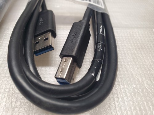 2x OEM Dell HP USB 3.0 Cable Male Super Speed High Quality A to B Wire 6ft - Picture 3 of 5