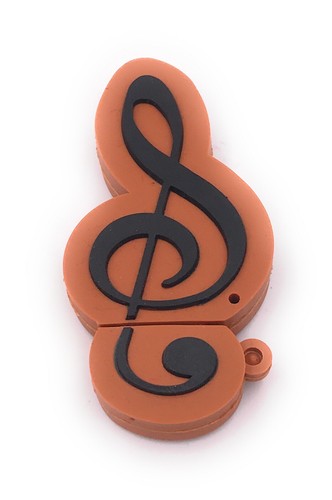 Note Llave Clave Se Sol Música Funny USB Pegar Div Kapazitäten - Imagen 12 de 28