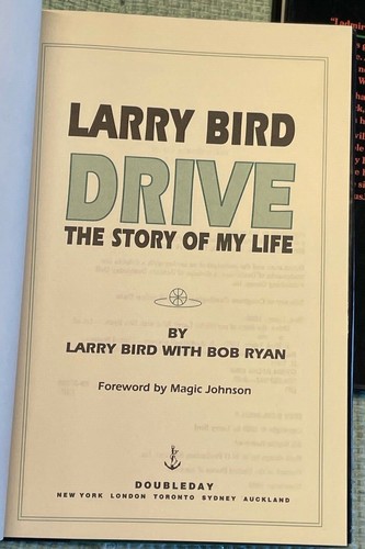 Larry Bird DRIVE The Story of My Life 1989 Doubleday, NY Early Printing - Bild 5 von 5