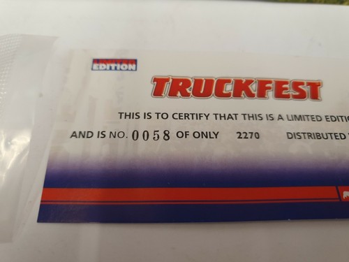 CORGI 1:50 TRUCKFEST CC13223  DAF XF SUPER SPACE CAB E A GILL & SON  - Picture 4 of 5