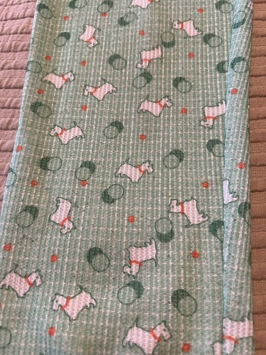 American Girl Beforever Medium 10/12 Pajama Set Green Scotty Dogs Thermal Henley - Picture 4 of 11