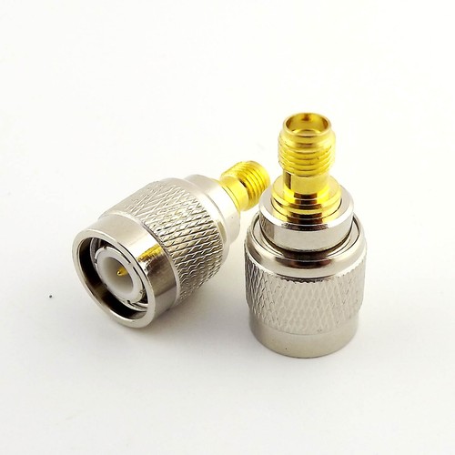 1pcs TNC Male Plug to SMA Female Jack Straight RF Coax Connector Adapter - Picture 6 of 7