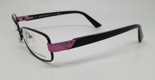 Emporio Armani EA 9662 Black And Purple 65Z Metal Eyeglasses Frame 52-16-130 - Picture 4 of 7