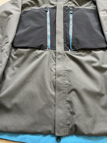 686 GLCR Ether Down Thermagraph Jacket Men's Large Charcoal Grey ColorBlock Used - Picture 3 of 24
