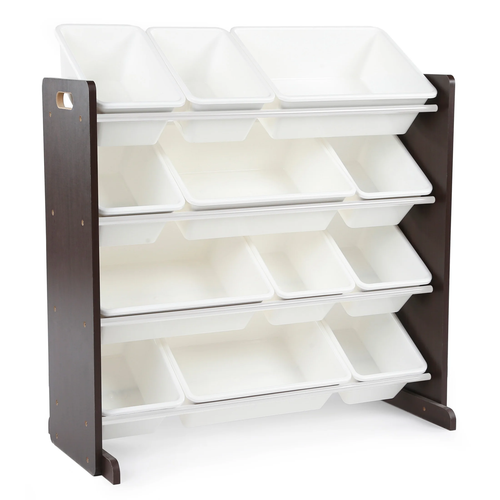 Craft Bin Toy Storage Organizer Box with 12 Plastic Storage Bins