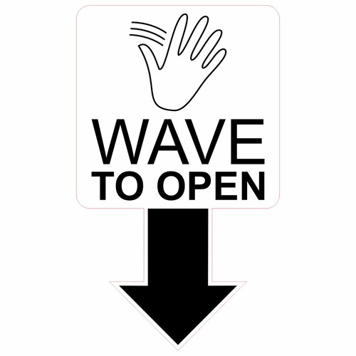Wave to Open Sign Plaque Door - Picture 48 of 66