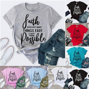 2019-Women-Summer-Fashion-Christian-T-shirt-Casual-T-shirt-Top-Plus-size-S-2XL