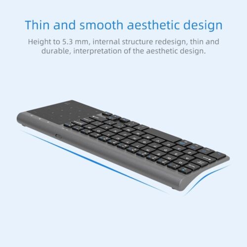 Slim 2.4G Wireless Keyboard w/ Touchpad Mouse Numeric Keypad Combo For PC TV Box - Picture 7 of 15