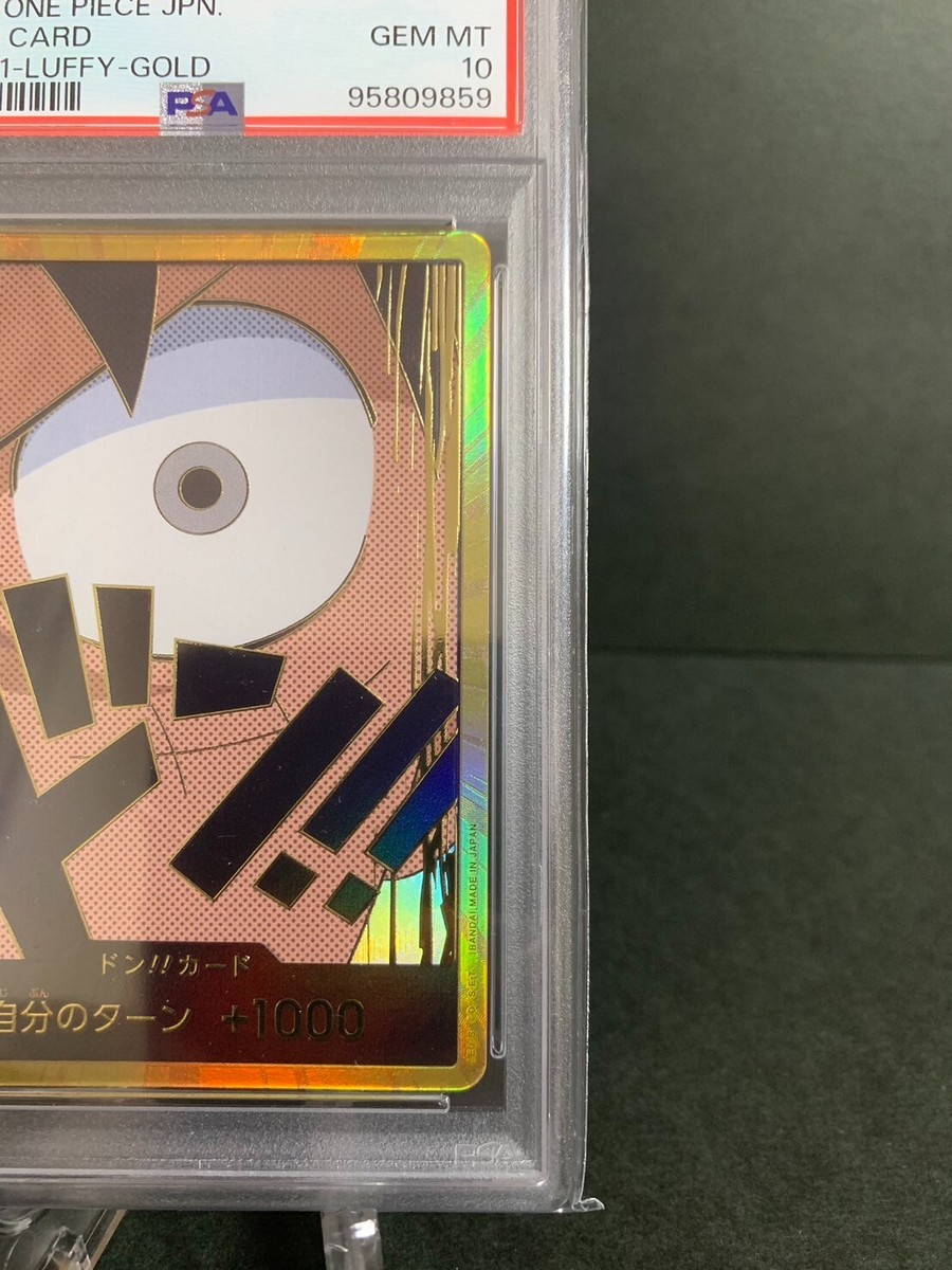 PSA 10 Luffy Don Card Super Parallel Gold Frame One Piece PSA 10 Luffy Don Card Super Parallel Gold Frame One Piece