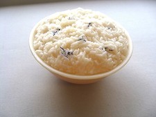 REALISTIC FAKE PLAY FOOD PROP LIFE ● MTC RUBBERY WHITE GRAIN BASMATI RICE BOWL 