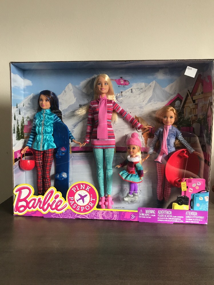 Barbie Sisters Stacie Chelsea Pink Passport Getaway Playset 887961475661 | eBay