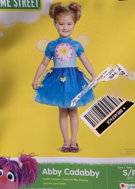 Sesame Street Abby Cadabby Toddler Costume Dress Size Small 2T. | eBay