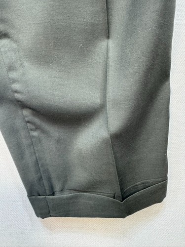 Pronto Uomo Firenze Mens Wool Suit 46L Green Two-Button Made in Italy - Picture 15 of 19
