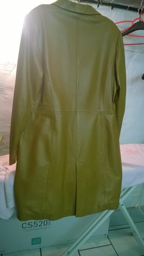 Ledermantel Größe L, hellbraun-beige-cognac, Lamm-Nappa-Leder - Bild 2 von 8