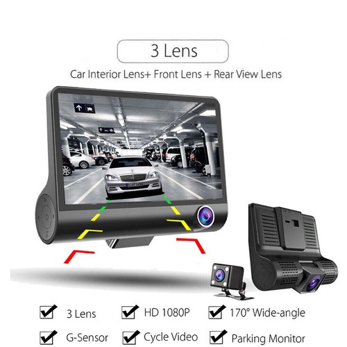 4'' Auto Kamera Dashcam 1080P G-Sensor DVR Nachtsicht Video Recorder 170° Kamera - Bild 9 von 12
