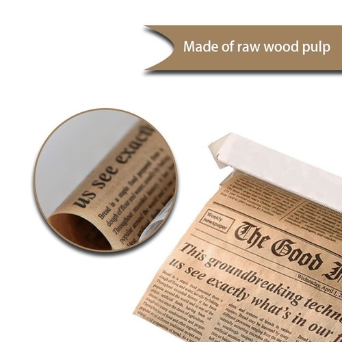 Baking Parchment Paper Roll Non Stick Baking Paper Newspaper Printing Design ... - Picture 3 of 7