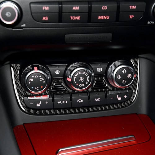 Carbon Fiber Air Condition Button Trm Fit For Audi TT 8N 8J MK123 TTRS 2008-2014 - Picture 2 of 9