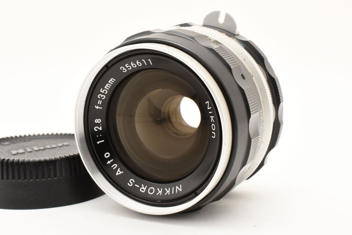 #340★動作品★ Nikkor-s auto 1:2.8 35mm Exc+++++] Nikon NIKKOR-S Auto 35mm F2.8 NonAI F mount Wide