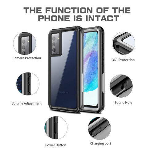 Funda impermeable a prueba de golpes resistente resistente cubierta resistente para Samsung Galaxy S21 FE 5G - Imagen 8 de 11