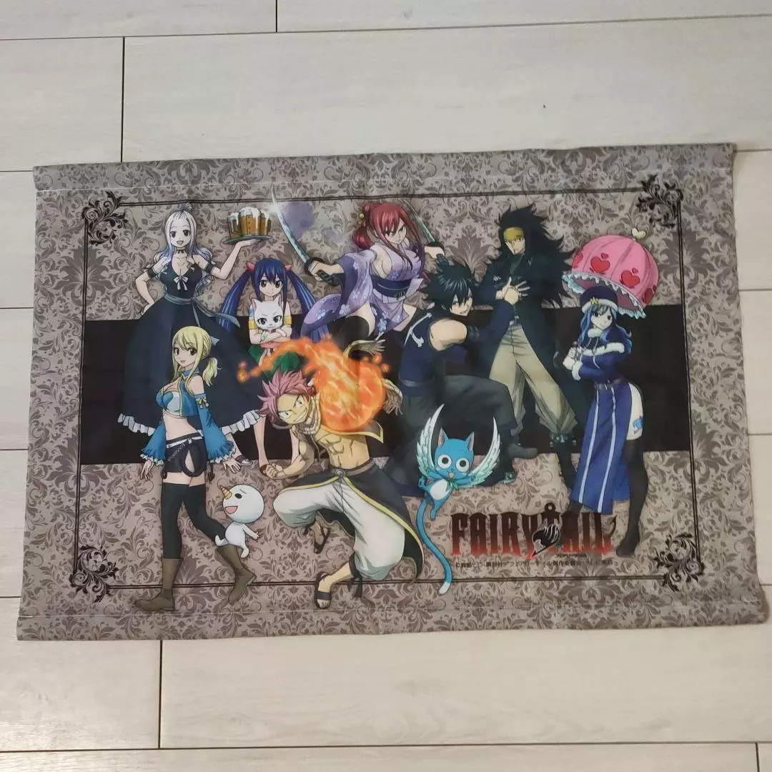 Fairy Tail Tapestry Natsu comic anime Lucy Gray Elsa Juvia