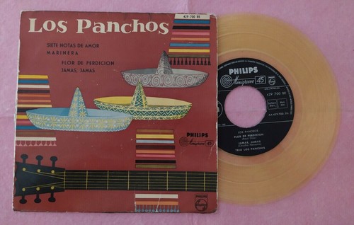 7" LOS PANCHOS Siete Notas De Amor +3 - SPAIN press PHILIPS 429 700 BE (EX-/EX-)