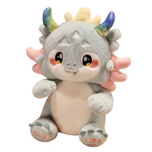 2024 Chinese Zodiac Chinese Dragon Plush Doll Year Of The Dragon Toy Gift - Picture 3 of 16