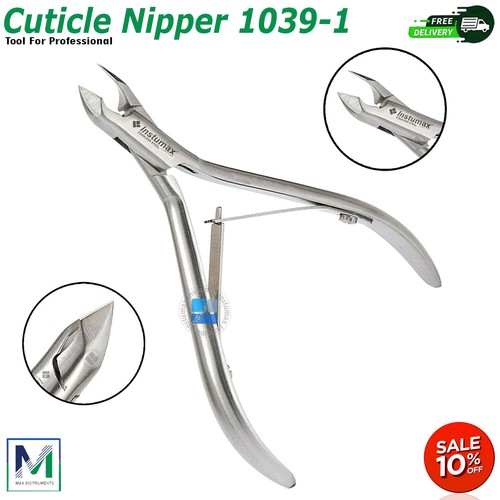 Stainless Steel Cuticle Nail Nipper Clipper Manicure Plier Cutter Tool Feet Care - Picture 10 of 34
