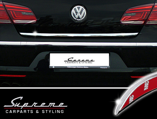 VW CC dal 2012 Passat CC barra decorativa cromata 3M tuning barra posteriore protezione bordi - Foto 1 di 5