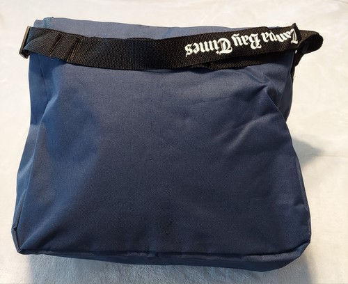 TAMPA BAY RAYS Navy Messenger Bag Waterproof Interior Promo w/Tampa Bay Times - Picture 2 of 4