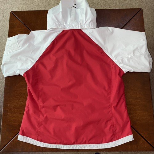 Chaqueta de esquí Columbia Omni-Tech para mujer talla grande roja y blanca - solo capa exterior - Imagen 9 de 24