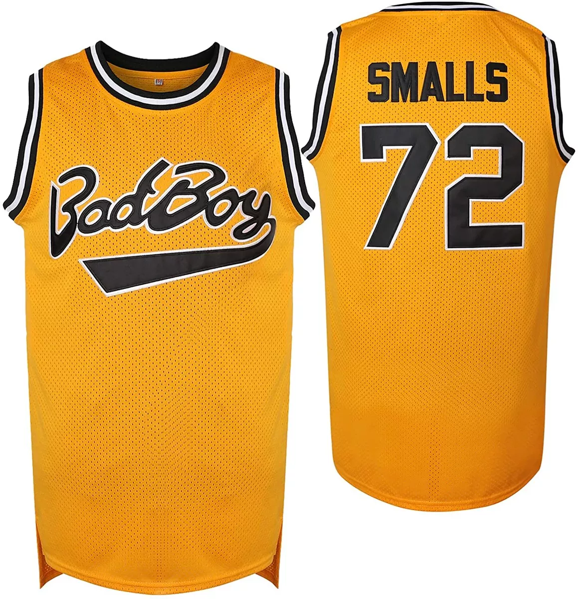 Notorious B.I.G. Biggie Smalls 72 Bad Boy Black Basketball Jersey