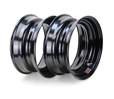 LIBRA 14.5x6 Open Center Mobile Home Trailer Rim Wheel w/ Metal Valve Stem, Set2